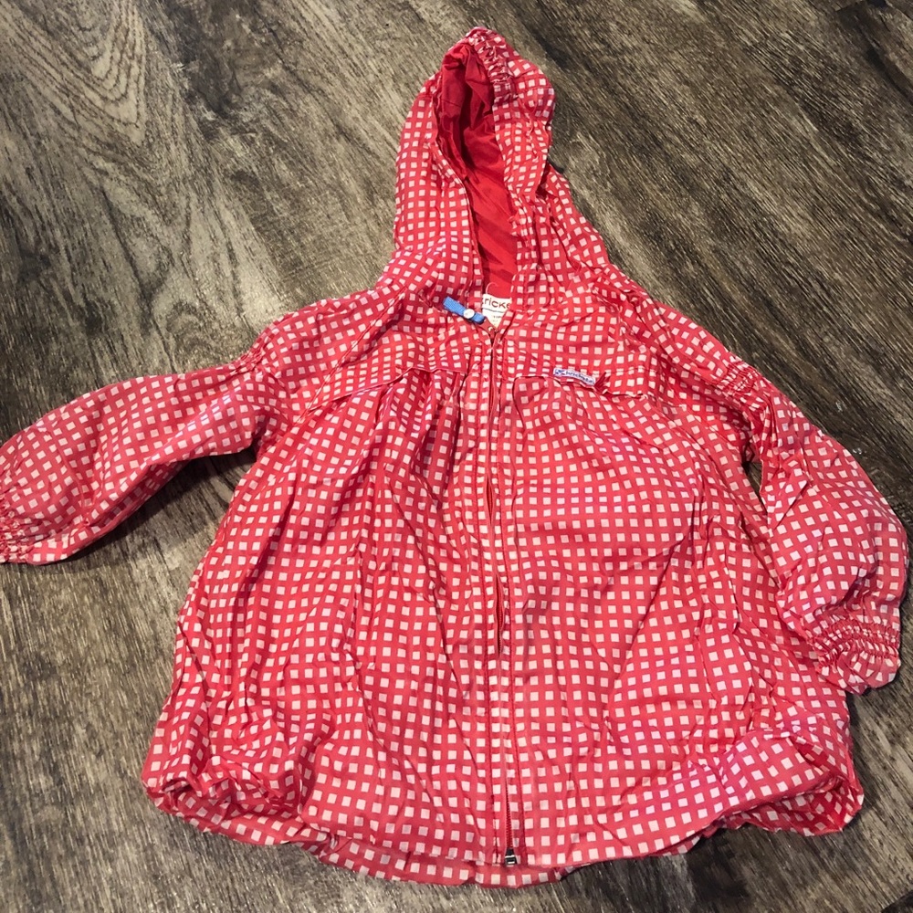 Krickets Red & White 24 Month Raincoat